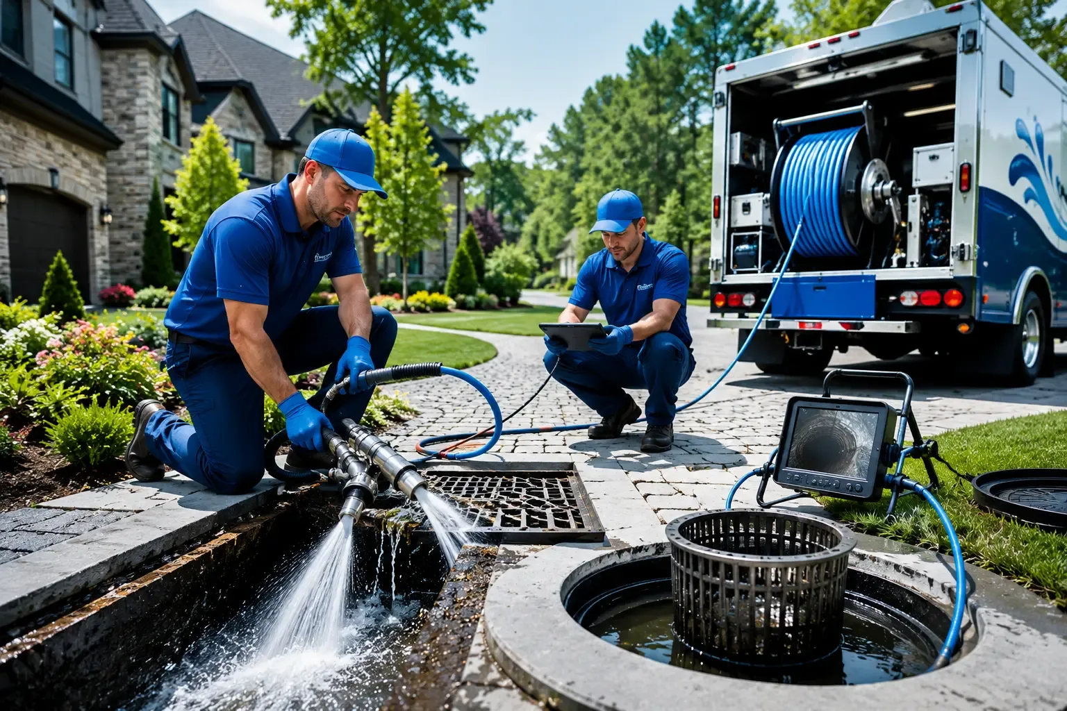 Local outdoor drain cleaning professionals in Everest, KS