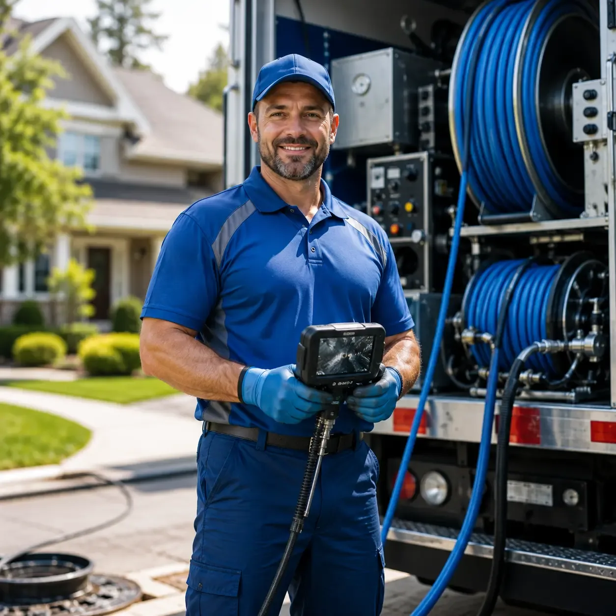 Local outdoor drain cleaning specialists in Everest, KS